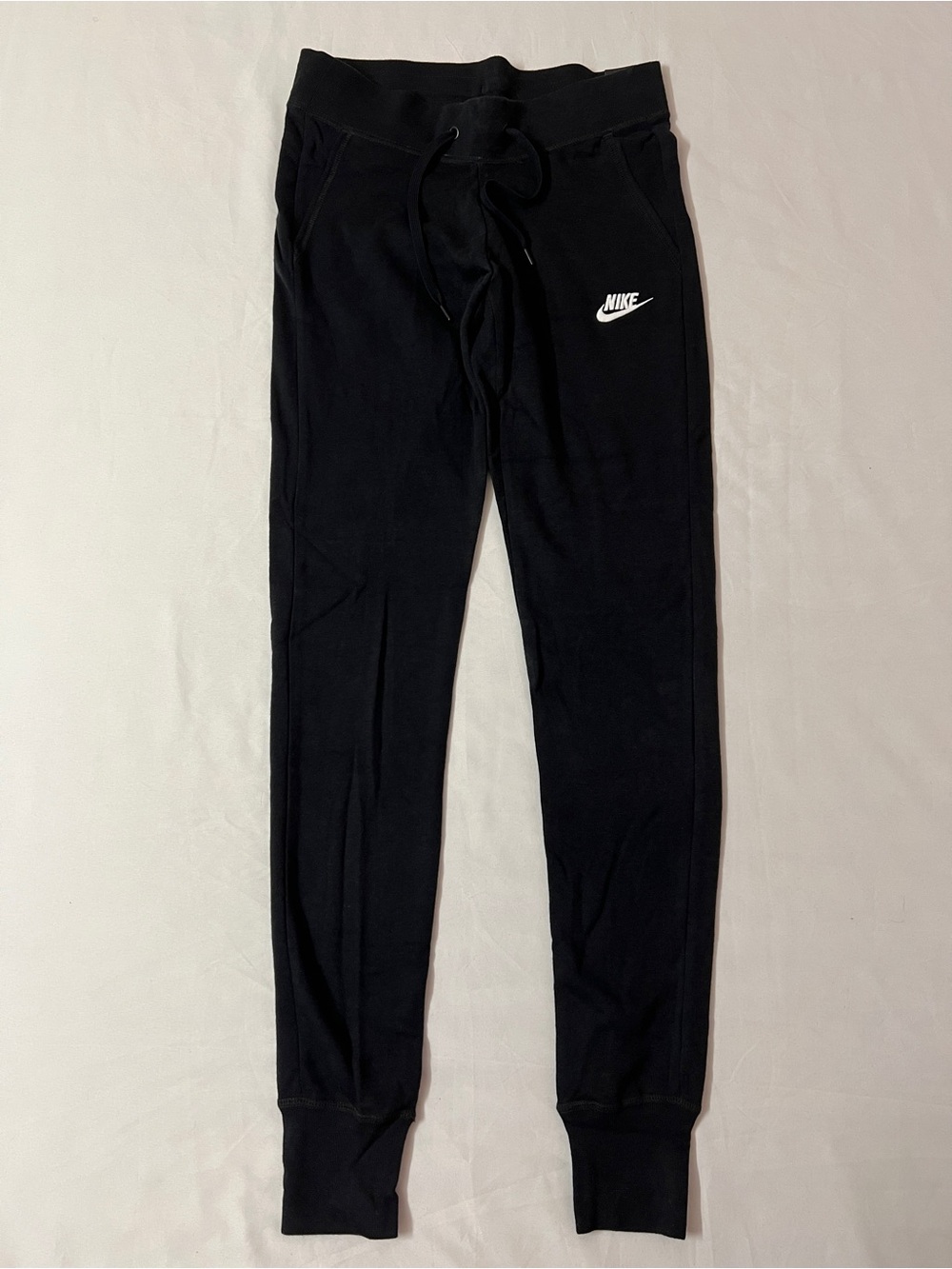 Nike Black Slim Fit Cotton Leggings Legging Jogger Joggers